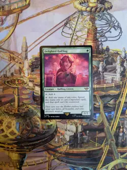 MTG Delighted Halfling - LTR Rare - Mint - Image 1