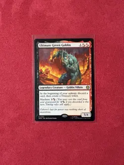 Ultimate Green Goblin - Marvel’s Spider-Man SPM MTG Magic The Gathering #157 - Image 1