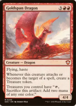 Goldspan Dragon 245 SOC Commander: Secrets of Strixhaven NM - Image 1