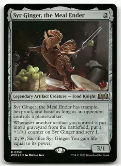 Syr Ginger, the Meal Ender #252 (Foil) (NM) Wilds of Eldraine WOE Magic MTG - Image 1