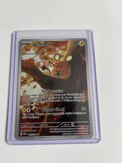 Pokemon TCG Dedenne 093/088 Perfect Order Illustration Rare Near Mint - Image 1