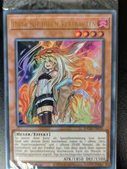 Hiita mit ihrem Vertrauten SDCH-DE039 Ultra Rare Deutsch Sealed YUGIOH - Image 1