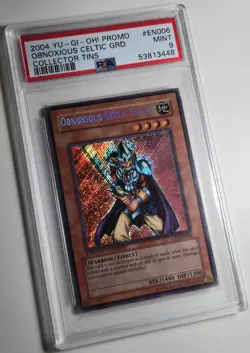 2004 Yu-Gi-Oh! Obnoxious Celtic Guard CT1-EN006 Collector Tins PSA 9 - Image 2
