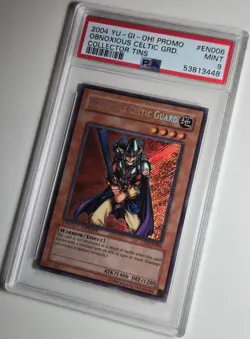 2004 Yu-Gi-Oh! Obnoxious Celtic Guard CT1-EN006 Collector Tins PSA 9 - Image 3