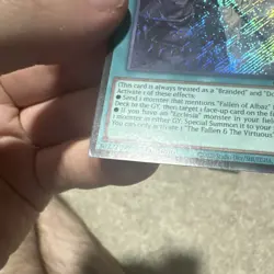 Yu-Gi-Oh! The Fallen & The Virtuous CH01-EN019 1st Ed Secret Foil EN LP x3 - Image 5