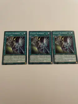 3x Galaxy Hundred PHHY-EN051 YuGiOh Playset - Image 1