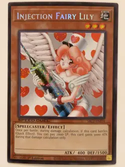 Injection Fairy Lily SBC2-ENI14 (Prismatic Secret Rare) Yu-Gi-Oh! TCG - Image 1