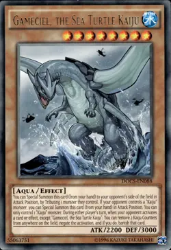 Gameciel, The Sea Turtle Kaiju - Rare DOCS-EN088 - MP - YuGiOh - Image 1