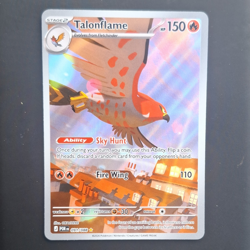 Pokemon TCG Talonflame 091/088 Prismatic Evolutions Holo Rare - Image 1