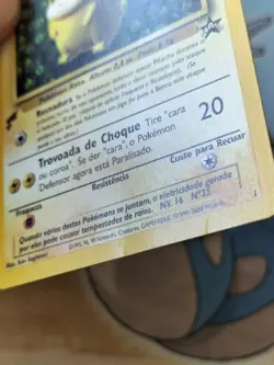 Portugese Pikachu - Gold Tail World Promo 1 - Pokemon Card - Image 2