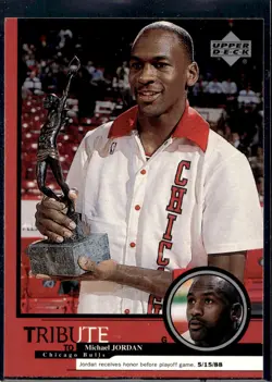 1999 Upper Deck Tribute to Michael Jordan #8 Michael Jordan - Image 1