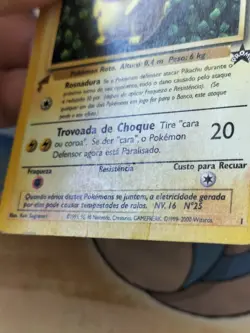 Portugese Pikachu #3 - Gold Tail World Promo 1 - Pokemon Card - Image 3