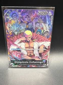 Donquixote Doflamingo OP04-019 Alt Art Leader English Bandai One Piece TCG - Image 2