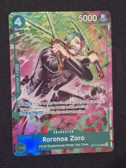 OP15 Roronoa Zoro Treasure Rare OP13-037 / English One Piece TCG - Image 1
