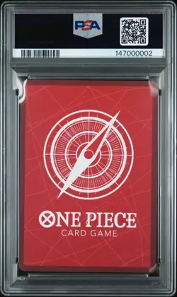 2022 ONE PIECE OP01-ROMANCE DAWN - ERRATA #003 MONKEY D. LUFFY PSA 10 - Image 2