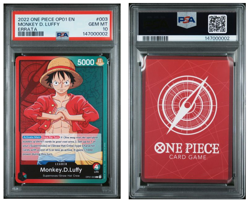 2022 ONE PIECE OP01-ROMANCE DAWN - ERRATA #003 MONKEY D. LUFFY PSA 10 - Image 3