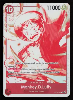 Monkey.D.Luffy - 3rd Anniversary ST10-006 One Piece One Piece Promo C NM Eng - Image 1