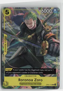 Roronoa Zoro Illustration Box Vol.3 OP07-113 One Piece Promotion Cards UC NM Eng - Image 1