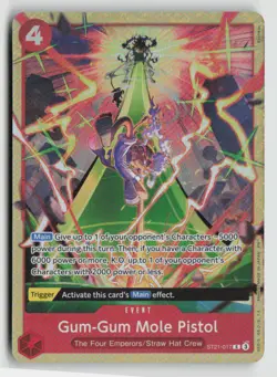 Gum-Gum Mole Pistol ST21-017 One Piece EX: Gear 5 Premium Alt Art C NM English - Image 1