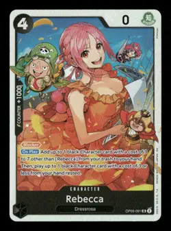 Rebecca (Reprint) OP05-091 One Piece Premium Booster -The Best- Vol. 2 SR NM Eng - Image 1
