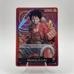 One Piece CCG Monkey D. Luffy ST01-001 Leader Foil Starter Deck 1 - Image 1