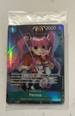 One Piece TCG Perona OP09-034 Illustration Box Vol. 4 Promo Sealed English - Image 1