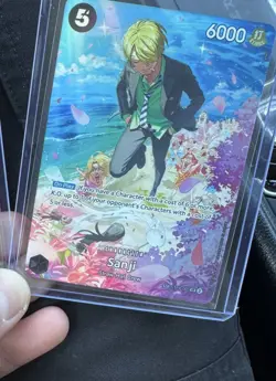 Bandai One Piece CCG Sanji SP ST14-003 Alternate Art Foil 6000 Power Cost 5 - Image 1