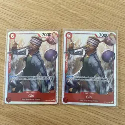 2x OP15-007 | Gin | SR | Adventure on Kami's Island | One Piece TCG | English - Image 1