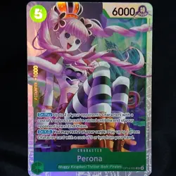 Perona - OP14-033 - SR - The Azure Sea's Seven - One Piece Card - NM/M - Image 1