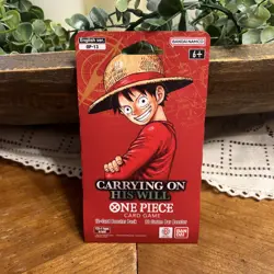 One Piece: OP-13 Carrying On His Will - Sleeved Booster Pack - Image 1
