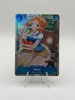 One Piece TCG Nami P-053 Full Art Promo Premium Booster NM - Image 1