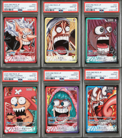 PSA 10 One Piece 2025 BASE SHOP Limited Card Collection vol.1 Japanese Set of 6 - Image 1