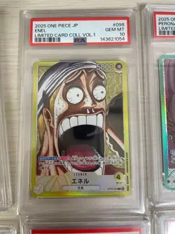 PSA 10 One Piece 2025 BASE SHOP Limited Card Collection vol.1 Japanese Set of 6 - Image 5
