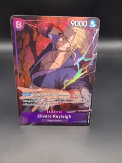 OP13-066 SR Alt Art Silvers Rayleigh One Piece TCG English - Image 1