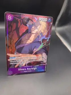 OP13-066 SR Alt Art Silvers Rayleigh One Piece TCG English - Image 2