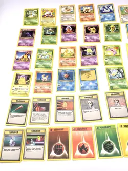 Pokemon Base Set 43 Cards Non Holo set Rare No Duplicates - Image 2