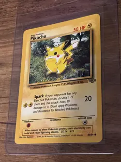Pokemon TCG Pikachu Card #60/64 Jungle Regular 1999-2000 Near Mint Condition - Image 3