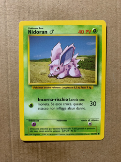 ITALIAN Nidoran 55/102 Base Set - Common Pokemon Card - NM/Mint - Image 1