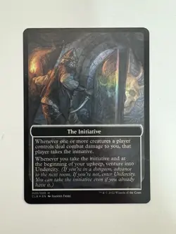 The Initiative / Undercity Foil Token MTG Magic the Gathering Card NM Mint CLB - Image 1