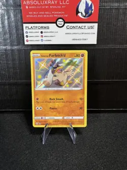 Galarian Farfetch'd Shining Fates SV063/SV122 Holo Shiny Rare Pokemon TCG Card - Image 1