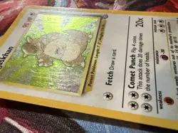 Pokemon Kangaskhan 05/64 Jungle Holo Card - LP - Image 2