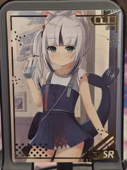 Dreamland Spirits Goddess Story Card Anime Waifu SR SR-08 VTuber Gawr Gura - Image 1