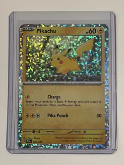 PIKACHU HOLO # 002 / 015 TCG Pokemon Card Near MINT *** Rare - Image 1