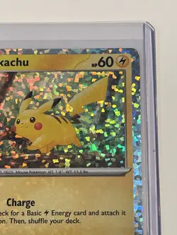 PIKACHU HOLO # 002 / 015 TCG Pokemon Card Near MINT *** Rare - Image 3