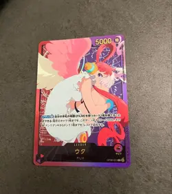Uta Gold Text OP06-001 L Anime 25th Collection Japanese ONE PIECE Card Game - Image 1