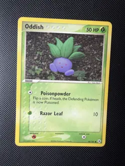 NM Oddish 68/101 Hidden Legends Common Pokemon Card - Image 1