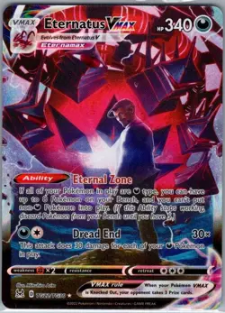 Eternatus VMAX TG22/TG30 SWSH11: Lost Origin Trainer Gallery - Pokemon Card - NM - Image 1