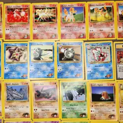 Pokemon Card Lot: Gym Heroes & Gym Challenge, 72 Unique Cards Blaine Misty Brock - Image 3