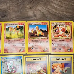 Pokemon Card Lot: Gym Heroes & Gym Challenge, 72 Unique Cards Blaine Misty Brock - Image 5