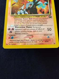 Pokemon Card Entei Movie Promo Black Star #34 Wizards Of The Coast 2001 PL - Image 3